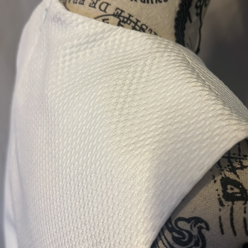 Victoria Beckham White Mini A-line Sleeveless Dress - Picture 6 of 8